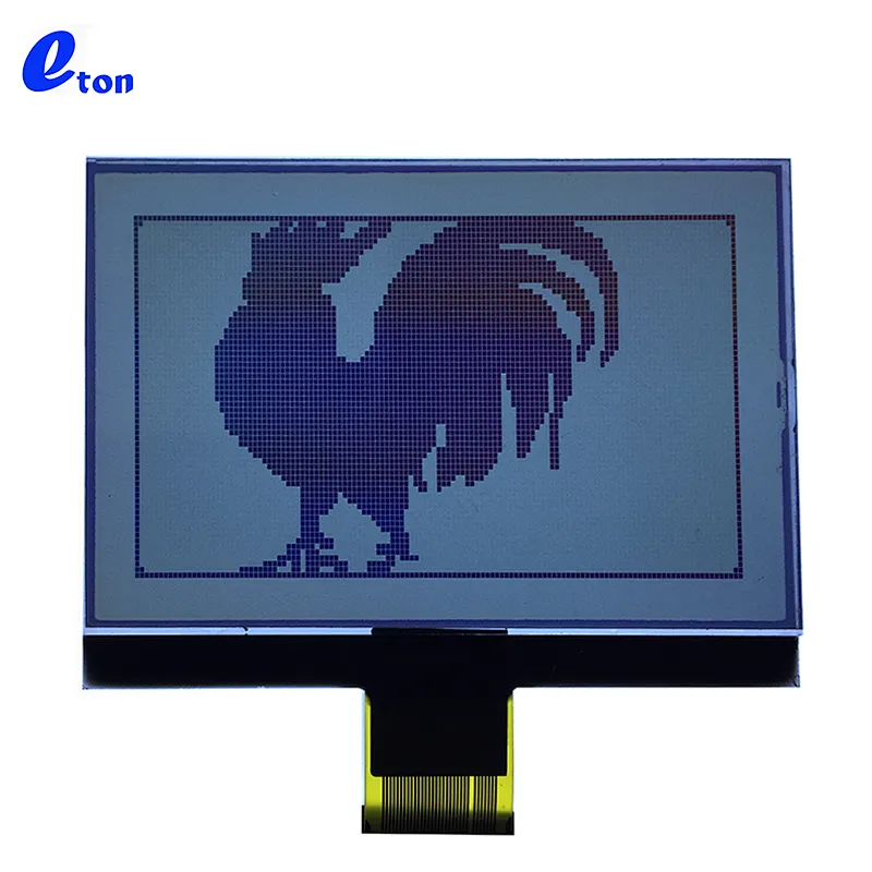 128x64 COG graphic LCD display module with flexible customization