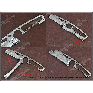 Custom Logo Multi Tool Small Fixed Knife Tactical Knife With Nylon Sheath
