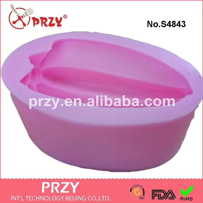 S4843 Creative 3D Carambola Shape Silicone Molds Cake Decorating Fruit Cake Baking Molds