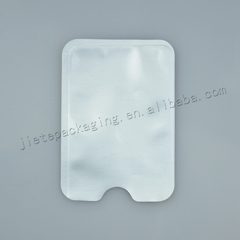 Customized foil film plastic card holder bag for ID ,credit,bank