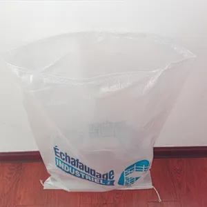 Durable plastic pouch pp woven metal pipe packaging bag
