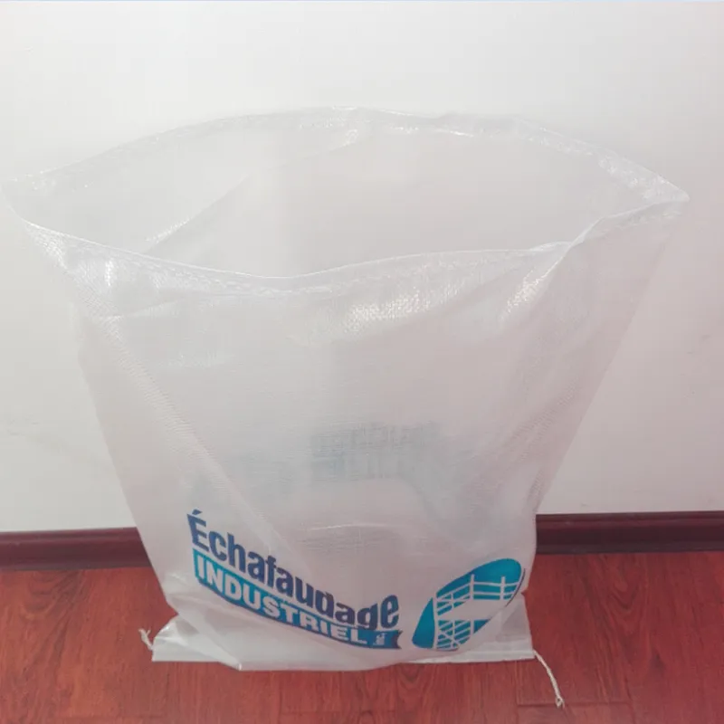 Durable plastic pouch pp woven metal pipe packaging bag