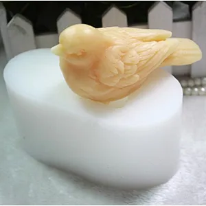 3D Bird sparrow Handmade Soap mold DIY Candle mould cake fondant silicone Molds