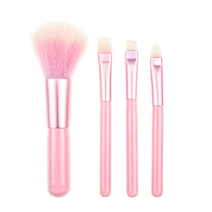 4 Pc cheap travel makeup brush cosmetic make up brush set