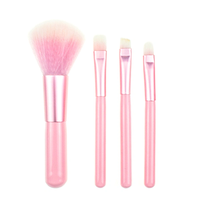 4 Pc cheap travel makeup brush cosmetic make up brush set