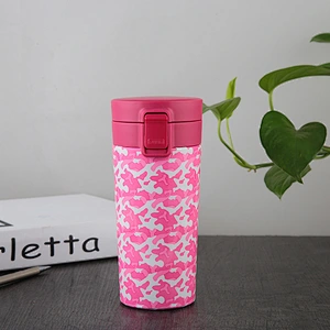 Creative Vacuum Insulated Vacuum Coffee Cup Customized Logo Colorful Vacuum Flask Double Wall Portable Cup for Coffee