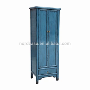 Chinese recycled wood asian furniture colorful wholesale antique wood furniture Wardrobe