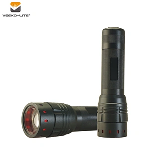 2018 HOT SALE 4AAA BATTERY 400 LUMENS  LED DIMMABLE ALUMINIUM FLASHLIGHT TORCH