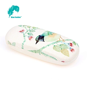 Cartoon Bird Pu Leather Glasses Case