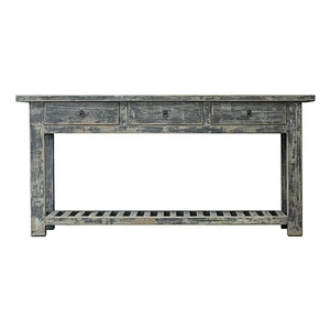chinese antique rustic furniture elm bleached hall table