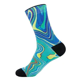 High Quality Bamboo Fiber Fashion Women's Printing Ready Product Pop Crew Socks