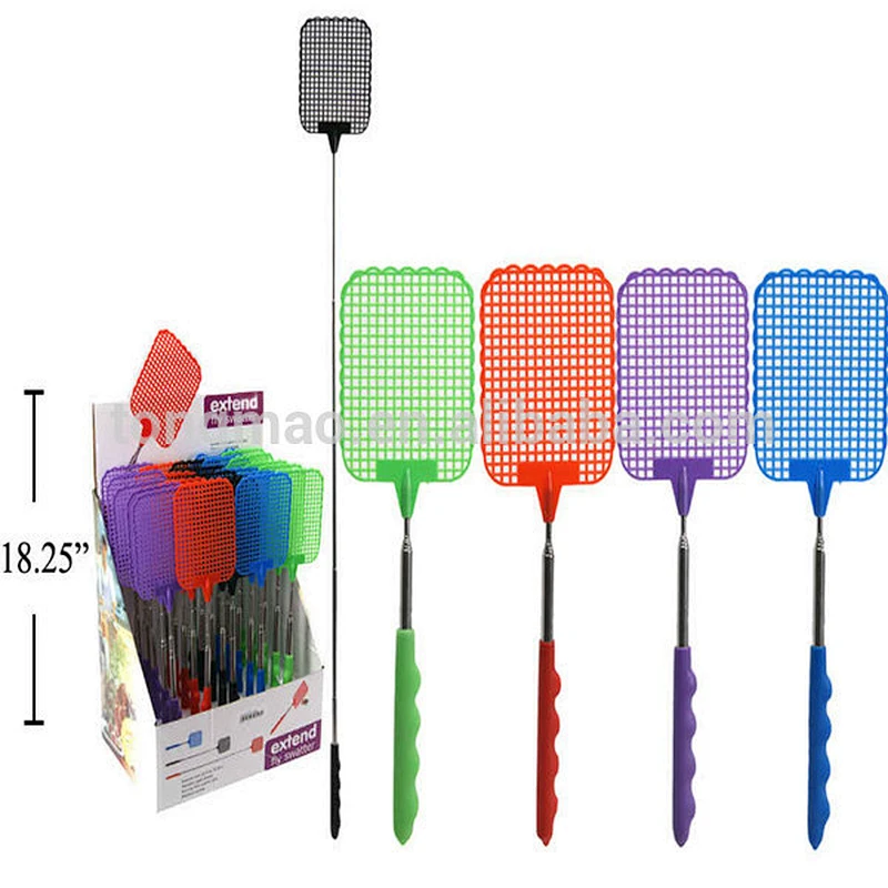 Wholesale New Style Telescopic Plastic Mosquito Swatter