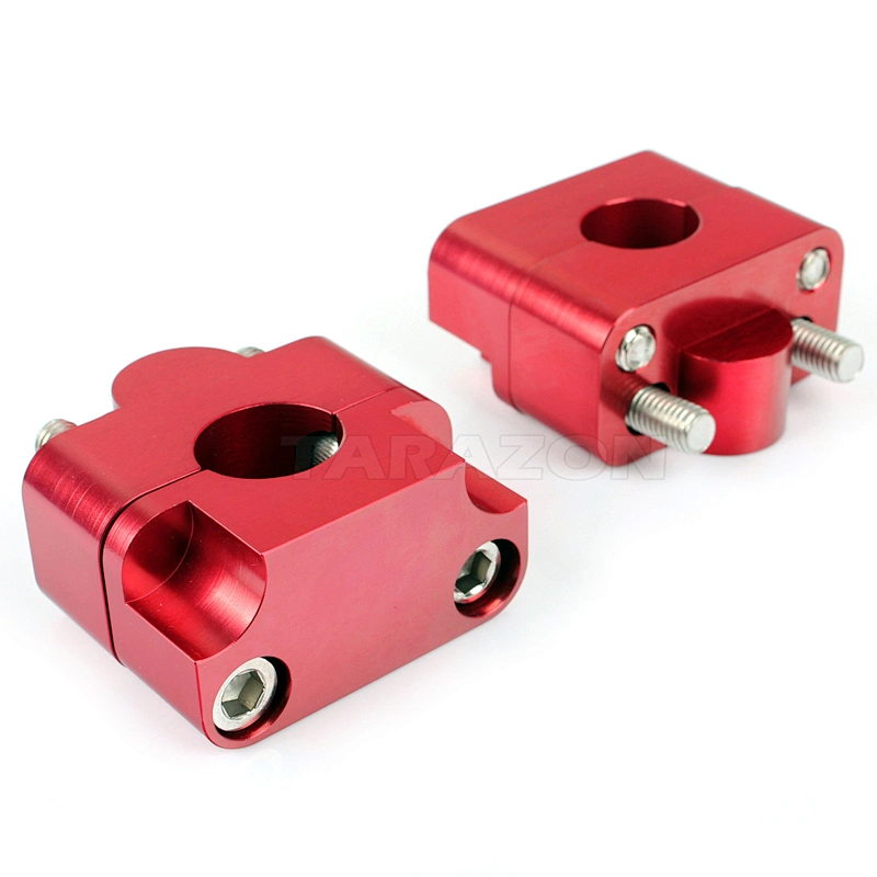 Universal aluminum motorcycle handlebar riser