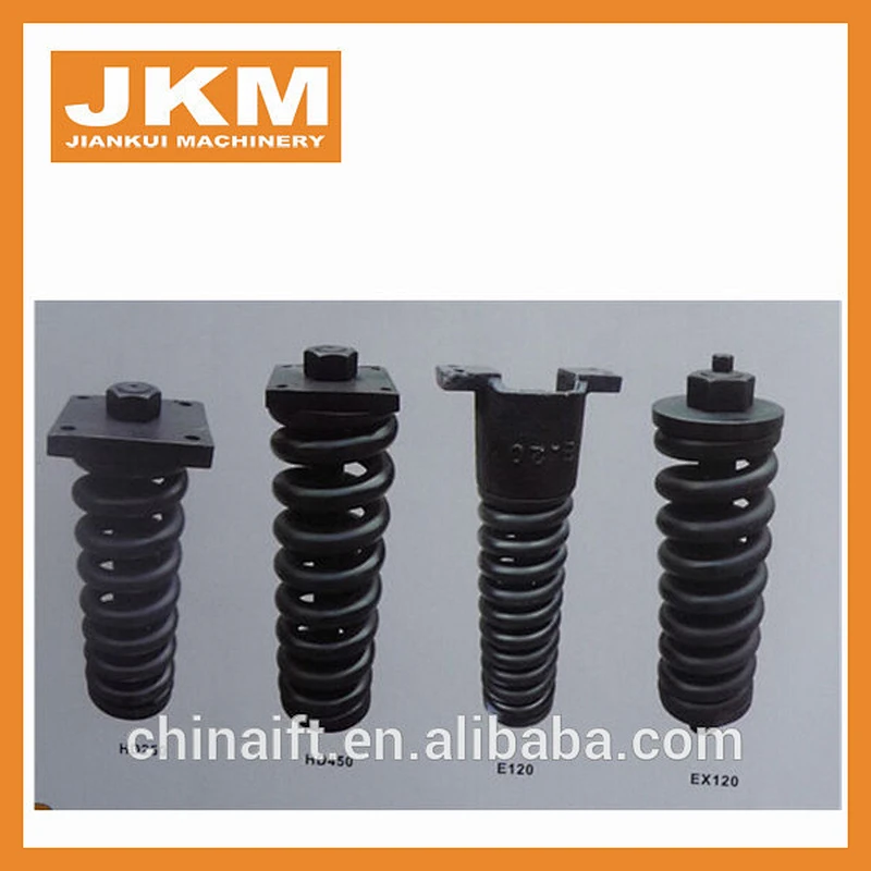 Recoil Tension Device Spring,track adjuster spring R215-7 R210LC-7,R215,R220LC-5,R225 Front idler tension cushion cylinder assy