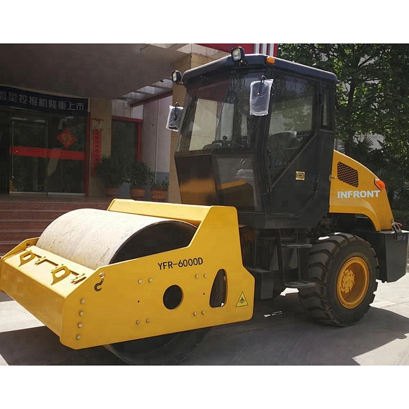 New product 8 ton YFR-8000D hydraulic vibratory road roller