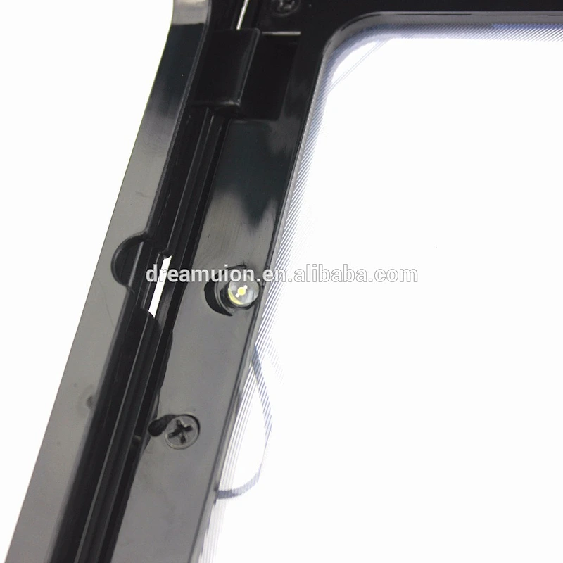 A4 Full Page Large 3X Magnifying Glass With 4 LED Hands Free Desktop Magnifier Brand New