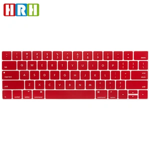 Keyboard Skin Silicone Cover for macbook retina display 13 15 with Touch Bar a1706 display