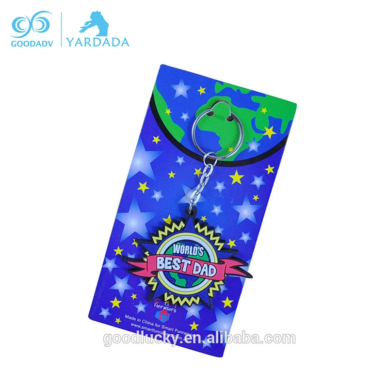 Best quality custom logo new design PVC keychain football