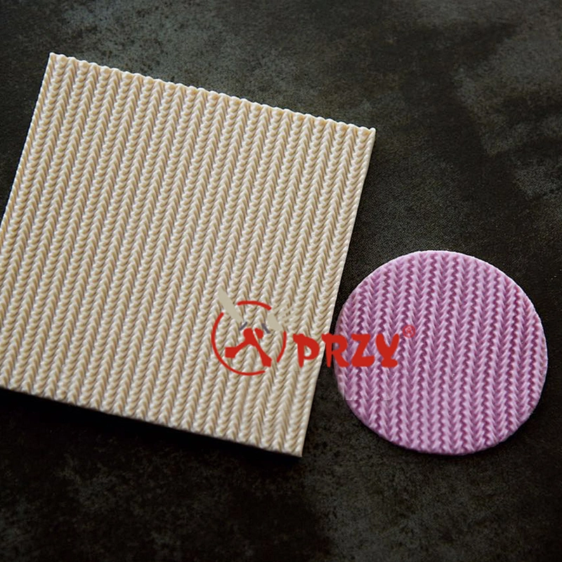 knitting shape fondant mold silicone molds for cake decorations 8 types Printing pad mold