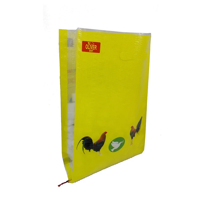 Factory supply customized plastic pp woven rice packaging bag 5kg 10kg 25kg