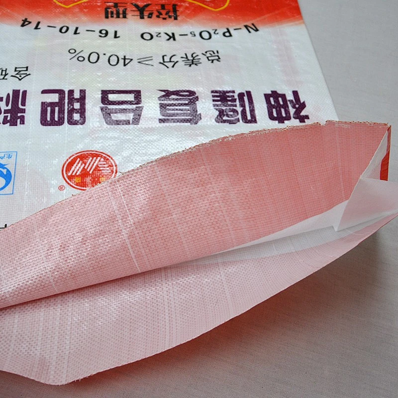 Red 40 kg poly seed, fertilizer pp woven bag for weave packaging wholesale