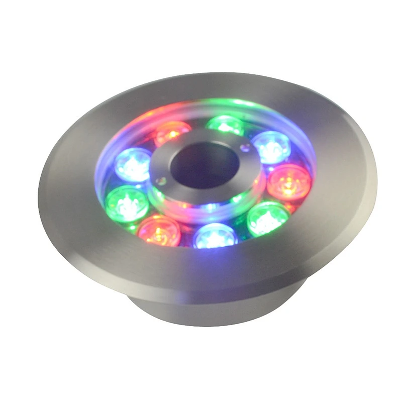 Fish Pond Tank Waterfall Garden 9 Watt 24V Brilliant Underwater led fountain nozzle light