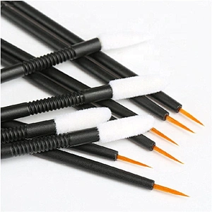 Wholesale One-off PBT Eyeliner Disposable Lip Brush Set Private Label