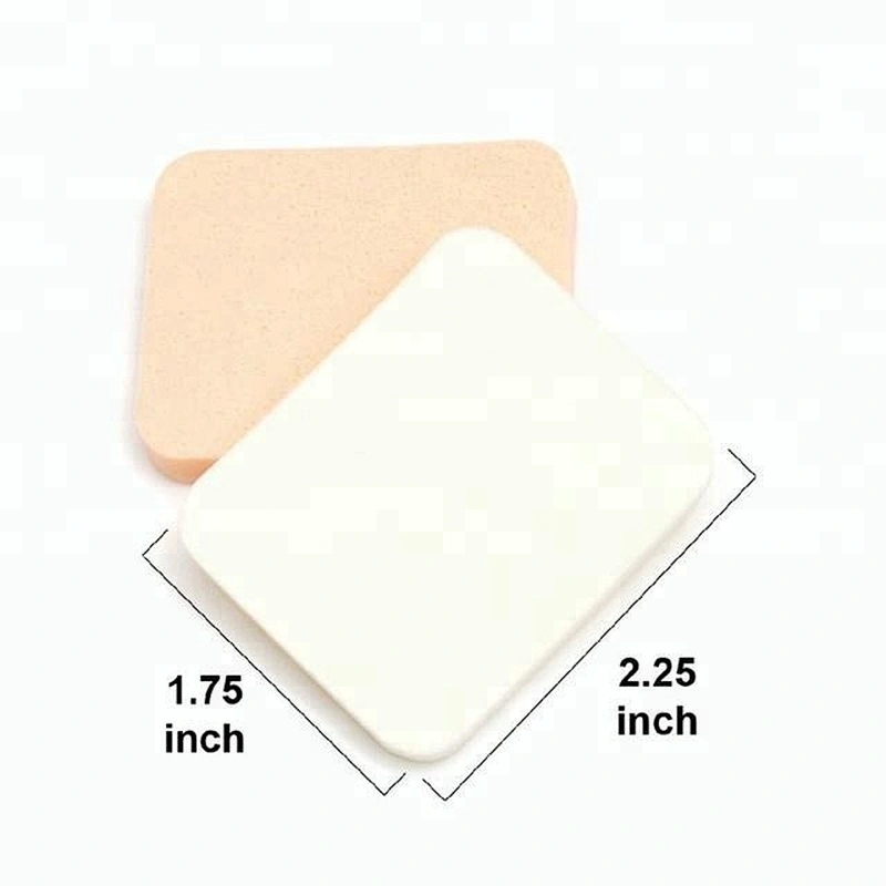 Customized Logo Rectangle SBR PU Makeup Sponge Powder Puff With High Quality
