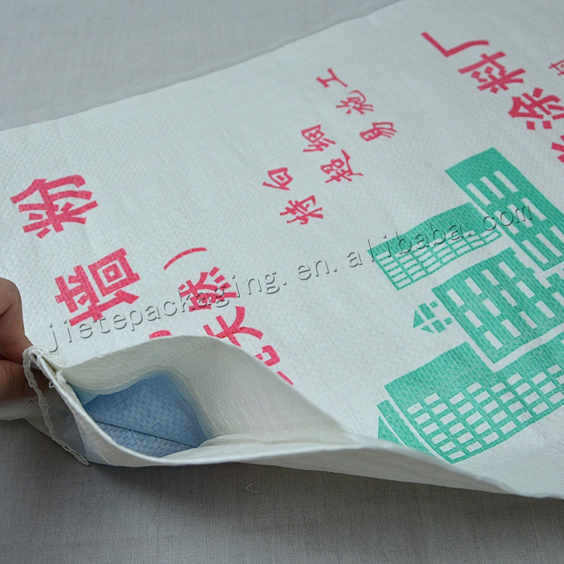 Cheap white plastic bopp laminated pp woven cement bag for packaging lime paste, clay, lime, cement mortar, fly ash, diatomite