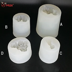 2018 coral shaped fondant cake decoration mould chocolate molds crystal column aroma stone molds