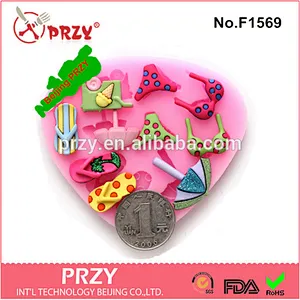 2015 hotsale Beach series cake decor silicone cake mold
