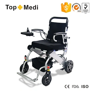 Medical Product Mini Lightweight Foldable Automatic Power Electric Wheelchair