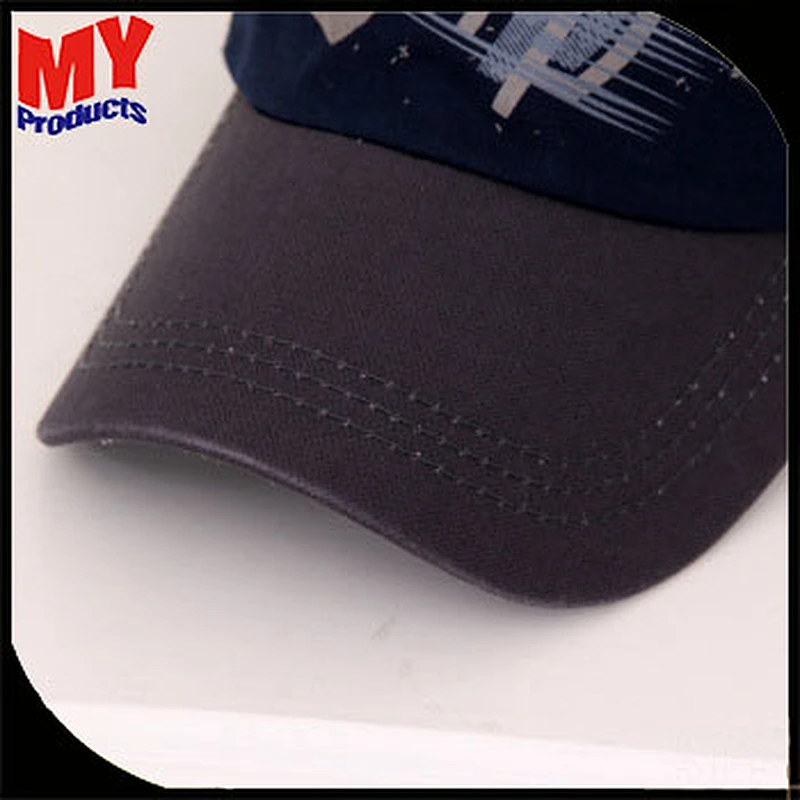 custom baseball cap hat with letters pattern logo