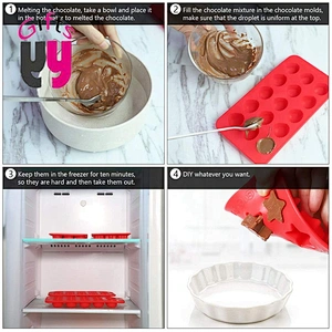 BPA free chocolate Jelly bean star shell heart molds silicone 3d silicone mold