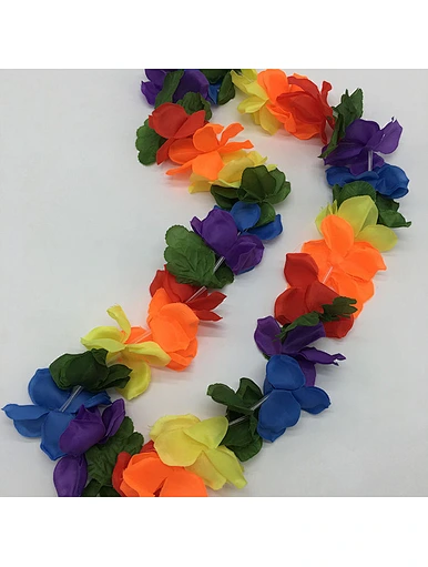 hawaiian flower lei garland