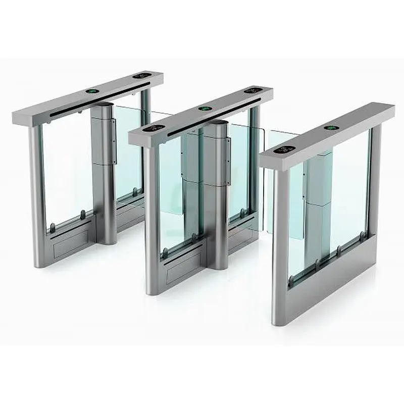 Swipe card access control swing turnstile gate with RFID reader