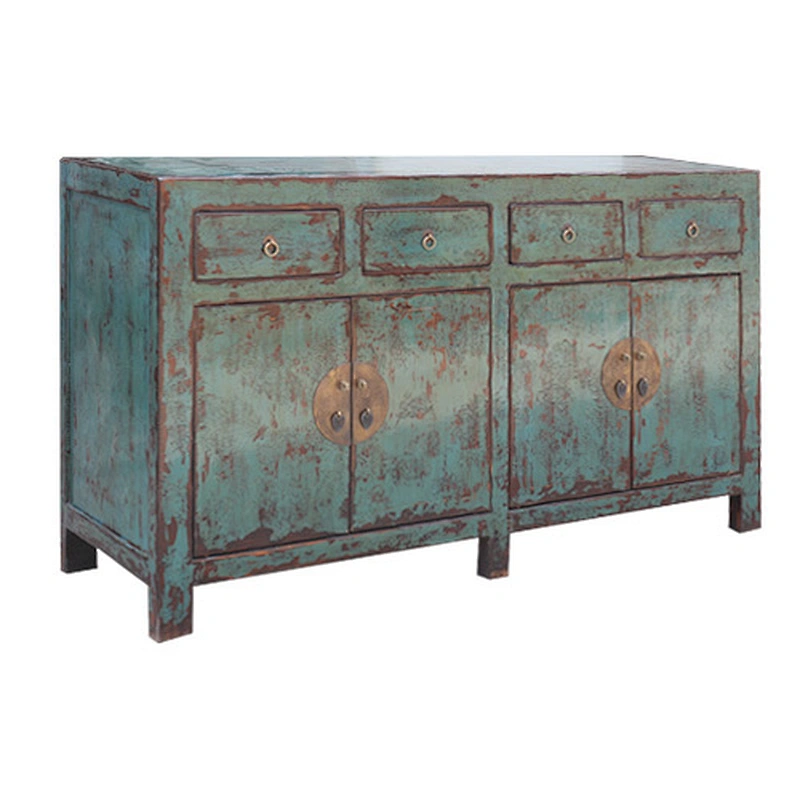 Chinese Antique Furniture in Living Room Cabinets