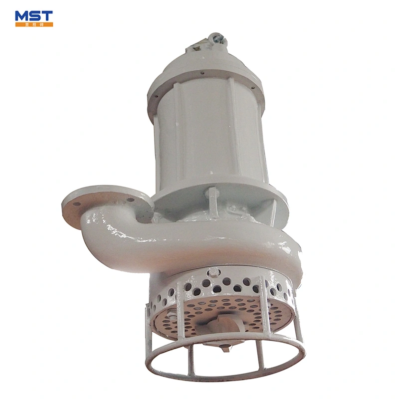 Submersible slurry dredger pump chrome