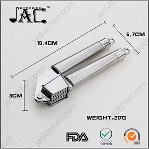 Kitchen Tools Flexible Stainless Steel Garlic Presser
