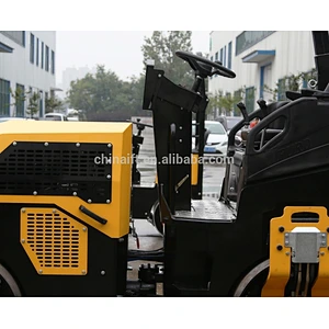 Pedestrian 3ton Mechanical Drive Double Drum Vibratory Roller Capacity YFR-1200