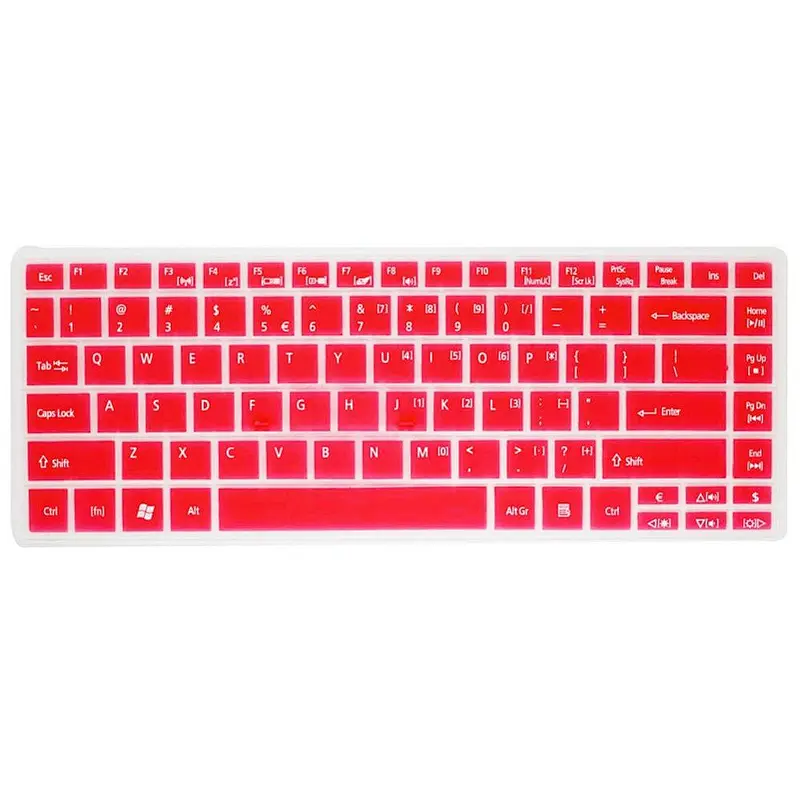 waterproof keyboard protector the silicone skin keyboard covers keyboard skins for ACER E1-471G,E1-431,E1-421