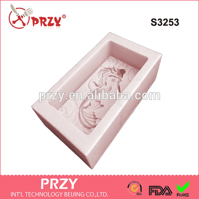2D handmade mermaid soap silicone mold