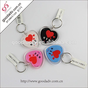 Heart-shaped key chain / slippers keychain / custom acrylic keychain