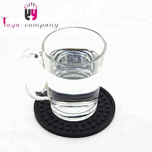 FDA Easy carry Silicone cup coaster