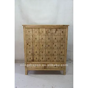 Chinese antique furniture pine wood cabinet