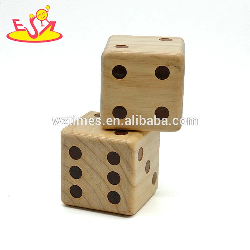 wholesale cheap funny wooden dice games for kids W01A307