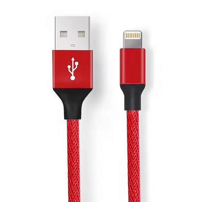 china wholesale fabric nylon braided micro fast usb charger mobile data cable