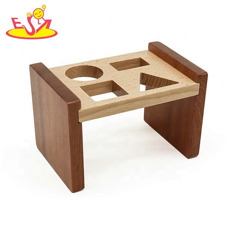 2019 New design educational wooden shape sorter for babies W13E085