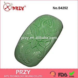 S4252 PRZY LOTUS SOAP SILICONE mold , lotus soap bar ,accept custom