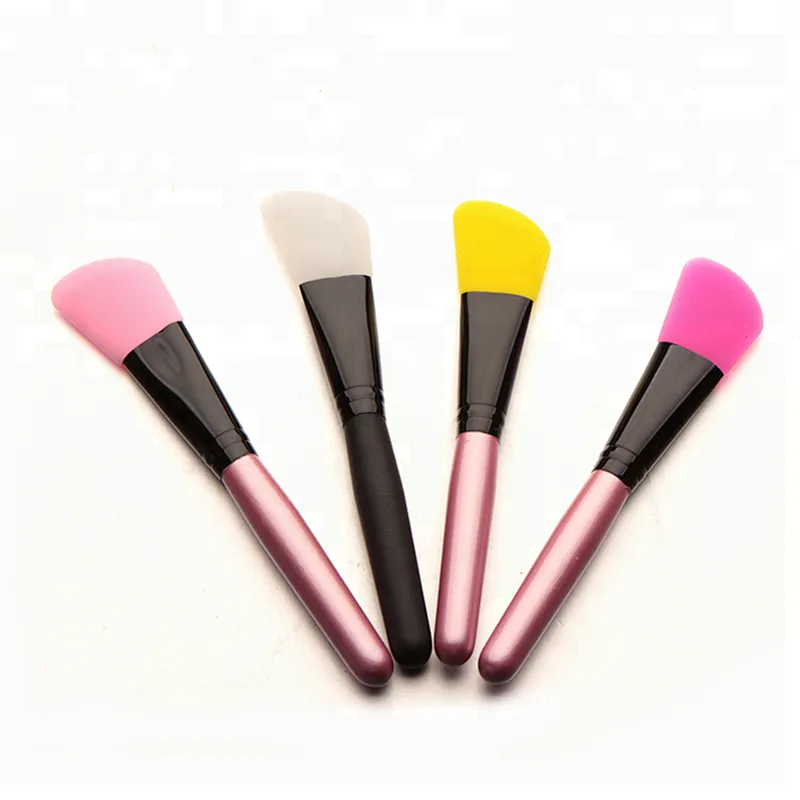 Custom Coloful Facial Mud Mask Flat Silicone Makeup Brush Skin Face Care Cosmetic Applicator